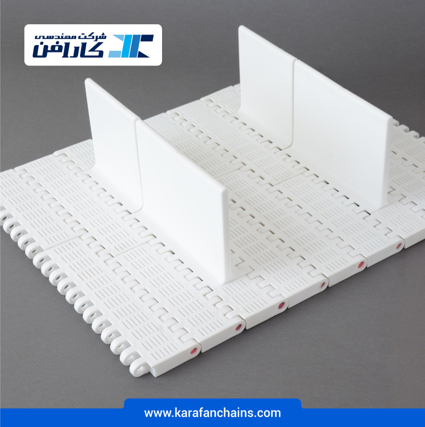 تسمه مدولار حرکت مستقیم گام 2 اینچ با تیغه بالابرنده و گذر 10% در کارافن